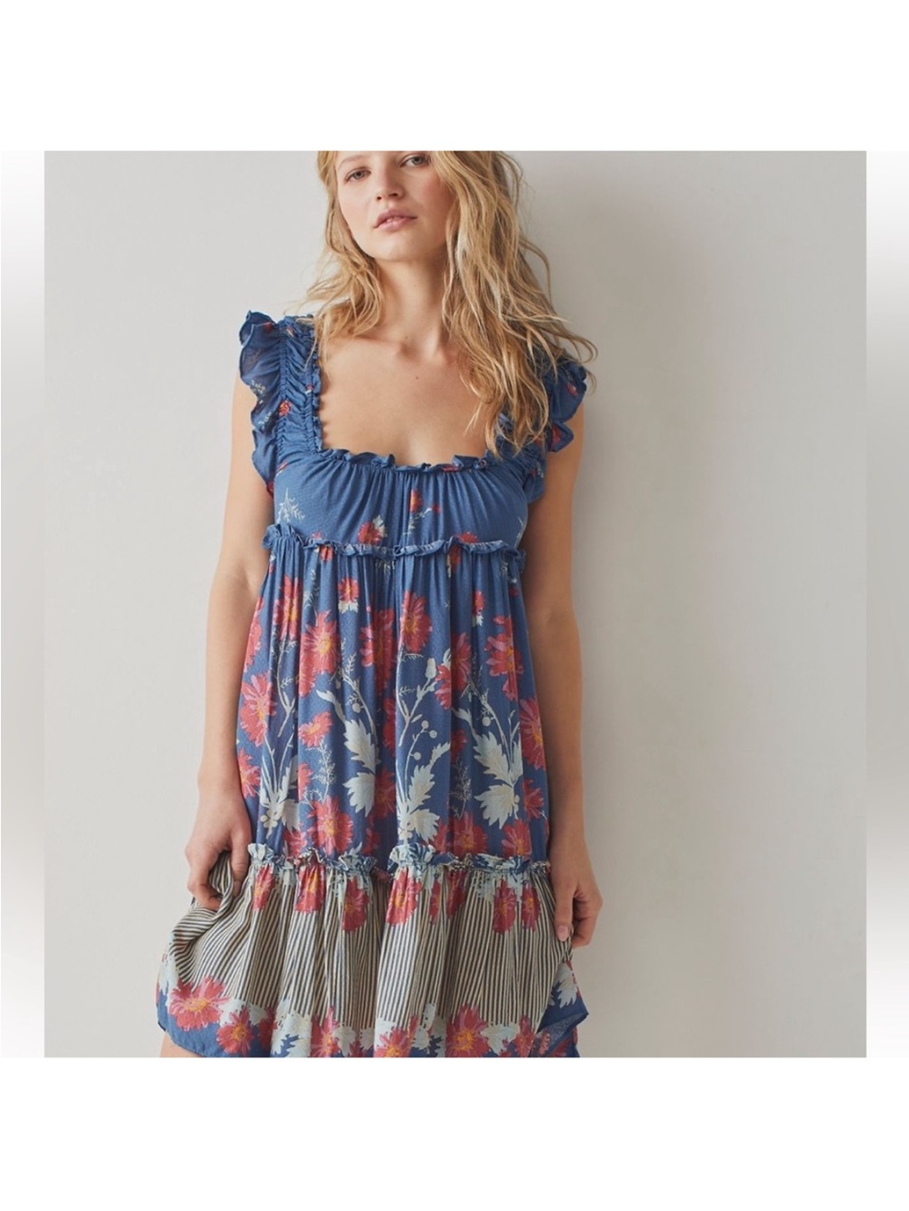 Free People Bali Wild Daisy Minidress. NWT